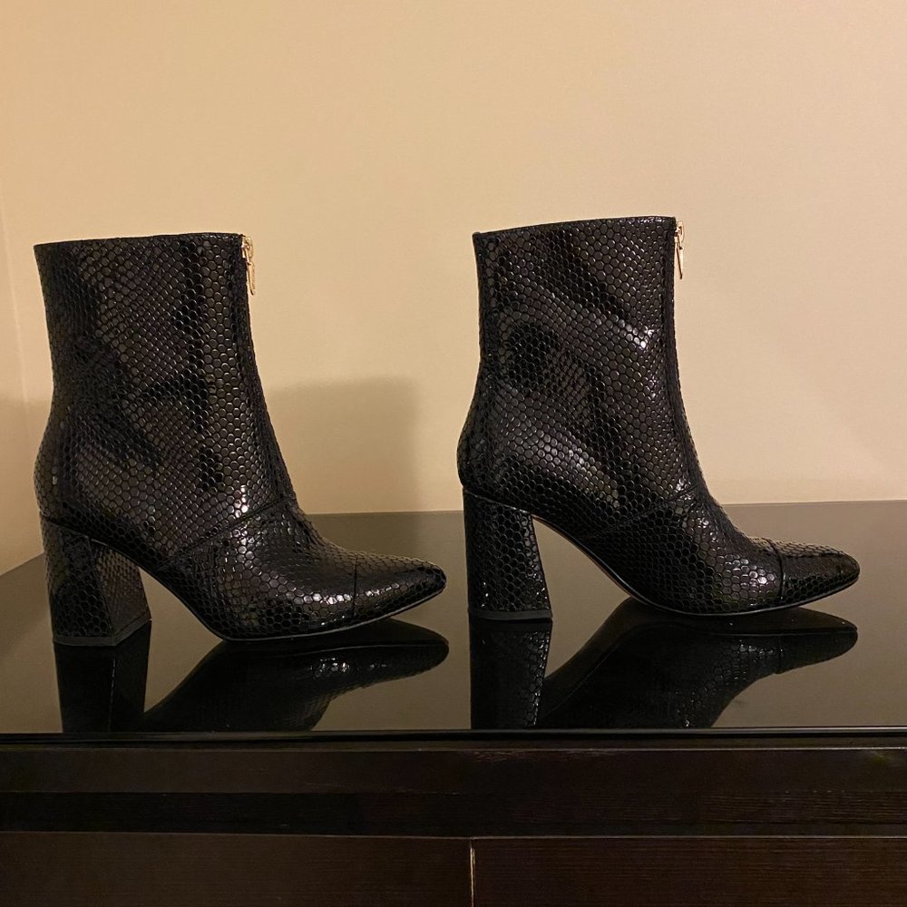 Clarks Women's faux croc boots